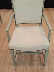 Upholstered-Armchair-with-Nailhead-Trim-1