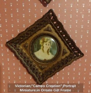 Victorian-Cameo-Creation-Portrait-Miniature-in-Ornate-Gilt-Frame