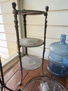 Victorian-Style-Cast-Iron-Figural-Plant-Stand