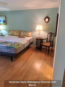 Victorian-Style-Mahogany-Dresser-with-Mirror-second-image