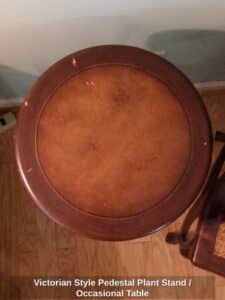 Victorian-Style-Pedestal-Plant-Stand-or-Occasional-Table-second-image