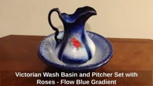 Victorian-Wash-Basin-and-Pitcher-Set-with-Roses-Flow-Blue-Gradient-second-image