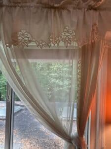 Vintage-Battenburg-Lace-Valance-and-Panel-Curtains-Set-second-image