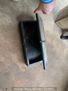 Vintage-Black-Wooden-Toolbox