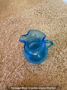 Vintage-Blue-Crackle-Glass-Pitcher-second-image