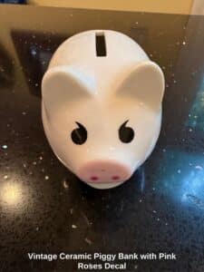 Vintage-Ceramic-Piggy-Bank-with-Pink-Roses-Decal-second-image