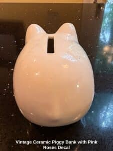 Vintage-Ceramic-Piggy-Bank-with-Pink-Roses-Decal-third-image
