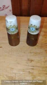 Vintage-Ceramic-and-Wood-Salt-and-Pepper-Shakers