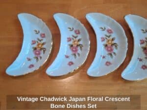 Vintage-Chadwick-Japan-Floral-Crescent-Bone-Dishes-Set