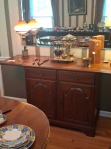 Vintage-Cherry-Wood-Flip-Top-Server-Cabinet