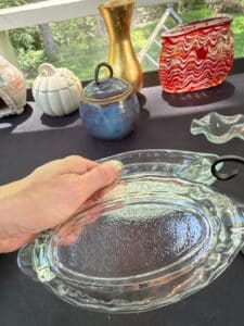 Vintage-Clear-Glass-Oval-Serving-Dish-with-Scalloped-Edge