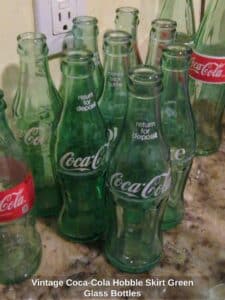 Vintage-Coca-Cola-Hobble-Skirt-Green-Glass-Bottles-fourth-image