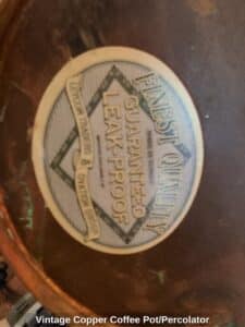 Vintage-Copper-Coffee-Pot-or-Percolator-second-image