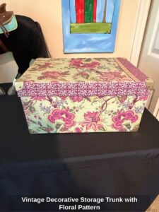 Vintage-Decorative-Storage-Trunk-with-Floral-Pattern