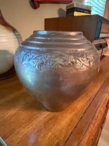 Vintage-Etched-Brass-Vase