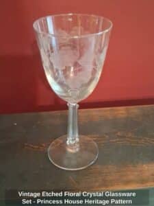 Vintage-Etched-Floral-Crystal-Glassware-Set-Princess-House-Heritage-Pattern-second-image