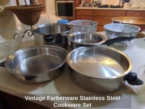 Vintage-Farberware-Stainless-Steel-Cookware-Set