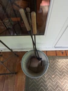 Vintage-Fireplace-Tool-Set-with-Galvanized-Bucket