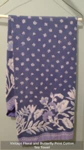 Vintage-Floral-and-Butterfly-Print-Cotton-Tea-Towel