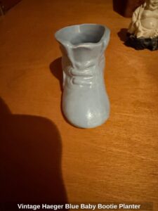 Vintage-Haeger-Blue-Baby-Bootie-Planter