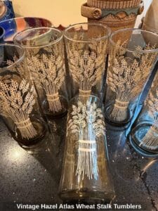 Vintage-Hazel-Atlas-Wheat-Stalk-Tumblers-second-image