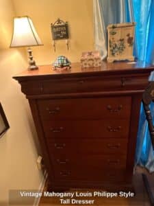 Vintage-Mahogany-Louis-Philippe-Style-Tall-Dresser
