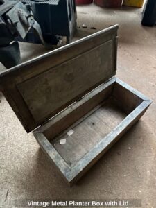 Vintage-Metal-Planter-Box-with-Lid