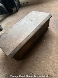 Vintage-Metal-Planter-Box-with-Lid-second-image