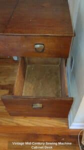 Vintage-Mid-Century-Sewing-Machine-Cabinet-Desk-third-image