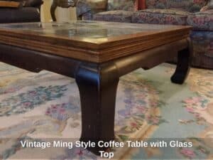 Vintage-Ming-Style-Coffee-Table-with-Glass-Top-second-image