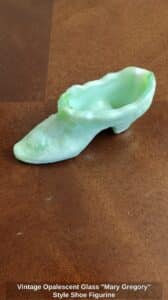 Vintage-Opalescent-Glass-Mary-Gregory-Style-Shoe-Figurine-second-image