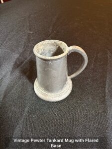 Vintage-Pewter-Tankard-Mug-with-Flared-Base