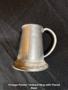 Vintage-Pewter-Tankard-Mug-with-Flared-Base-second-image