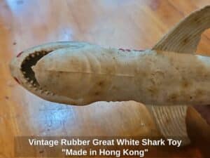 Vintage-Rubber-Great-White-Shark-Toy-Made-in-Hong-Kong-fourth-image