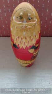 Vintage-Santa-Claus-Matryoshka-Doll-Set-Pieces