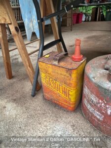 Vintage-Stancan-Gallon-GASOLINE-Tin-Can