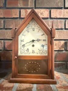 Vintage-Steeple-Mantel-Clock