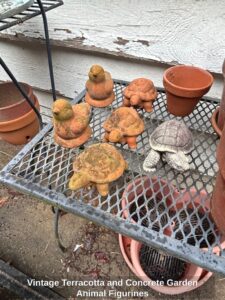Vintage-Terracotta-and-Concrete-Garden-Animal-Figurines