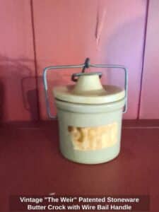 Vintage-The-Weir-Patented-Stoneware-Butter-Crock-with-Wire-Bail-Handle