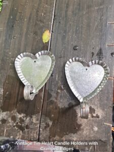 Vintage-Tin-Heart-Candle-Holders-with-Crimped-Edges