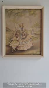 Vintage-Turner-Style-Victorian-Ladies-Framed-Art-Print