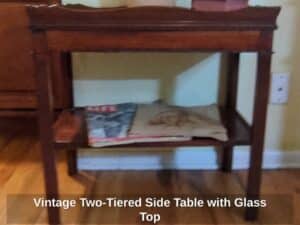 Vintage-Two-Tiered-Side-Table-with-Glass-Top-second-image