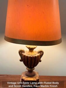 Vintage-Urn-Table-Lamp-with-Fluted-Body-and-Scroll-Handles-Faux-Marble-Finish