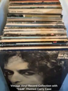 Vintage-Vinyl-Record-Collection-with-DM-Themed-Carry-Case-fourth-image