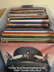 Vintage-Vinyl-Record-Collection-with-DM-Themed-Carry-Case-second-image
