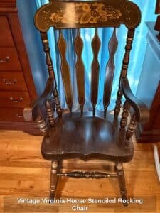Vintage-Virginia-House-Stenciled-Rocking-Chair
