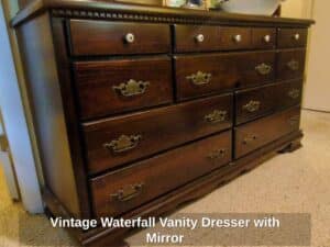 Vintage-Waterfall-Vanity-Dresser-with-Mirror-third-image