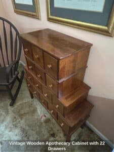 Vintage-Wooden-Apothecary-Cabinet-with-Drawers-second-image