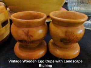 Vintage-Wooden-Egg-Cups-with-Landscape-Etching