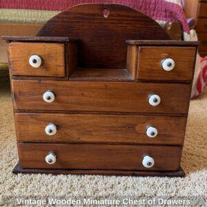 Vintage-Wooden-Miniature-Chest-of-Drawers